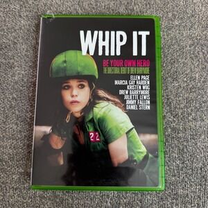 Whip It DVD 2009 Roller Derby Movie Drew Barrymore Ellen Page Kristen Wiig NEW